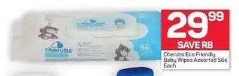 Pick n Pay Liquor Cherubs Eco Friendly Baby Wipes Asstd 56s offer