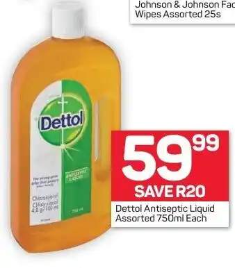 Dettol Antiseptic Liquid Assorted 750ml