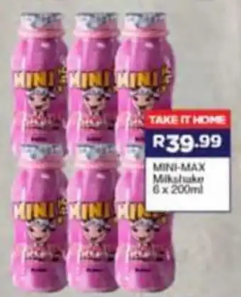 Mini-Max Milkshake 6 x 200ml
