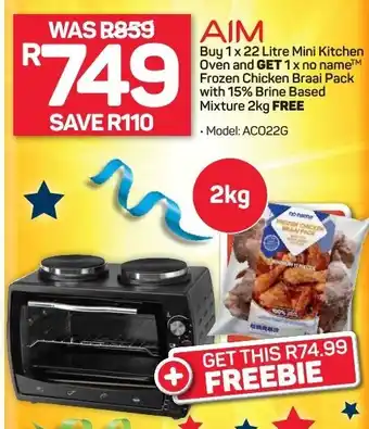 Pick n Pay Liquor Aim Mini Kitchen Oven 1x22 Litre offer