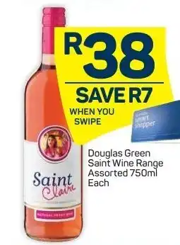 Pick n Pay Liquor Douglas Green Saints Wine Range Assorted 750ml offer