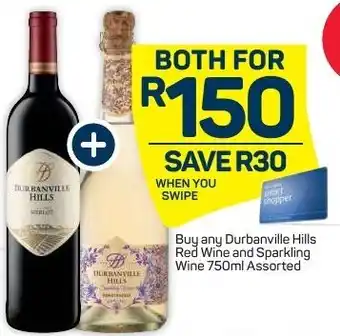 Pick n Pay Liquor Durbanville Hills Red Wine and Sparkling Wine 750ml offer