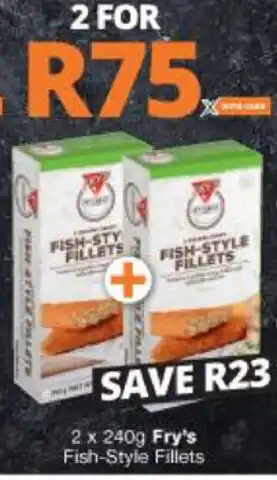 Checkers Fry's Fish-Style Fillets offer
