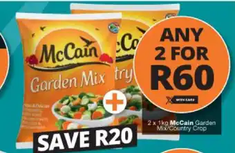 Checkers McCain Garden Mix/Country Crop offer