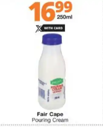 Checkers Fair Cape Pouring Cream 250ml offer