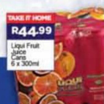 Super Save Liqui Fruit Juice Cans 6 x 300ml offer
