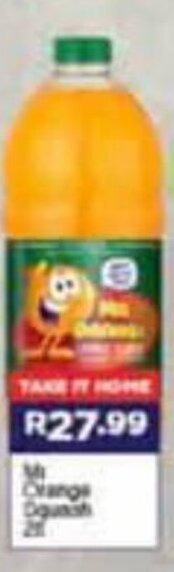 Mr Orange Squash 2lt