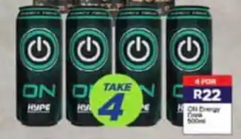 Super Save On Hype Energy Drink 4 x 500ml offer
