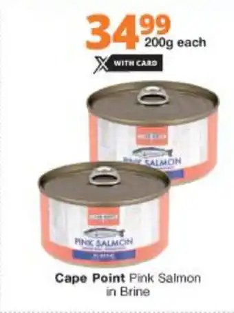 Cape Point Pink Salmon in Brine 200g