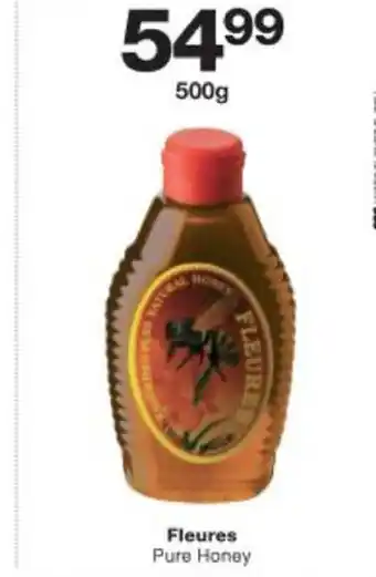Checkers Fleures Pure Honey 500g offer