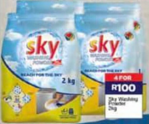 Sky Washing Powder 4 x 2kg offer at Super Save