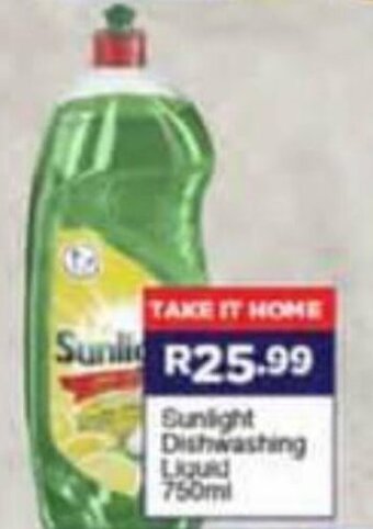Sunlight Dishwashing Liquid 750ml
