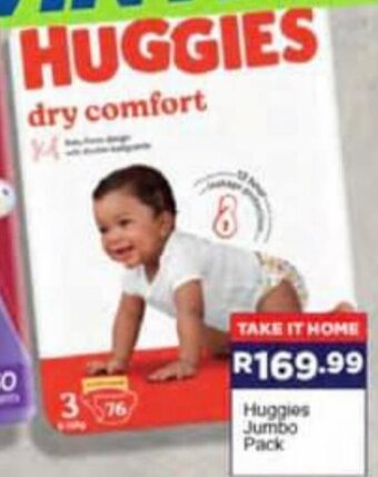 Super Save Huggies Jumbo Pack offer