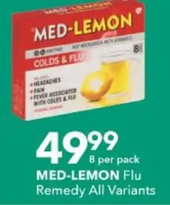 Checkers Med-Lemon Flu Remedy 8 per Pack offer