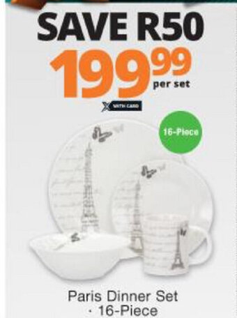 Paris Dinner Set 16-Piece