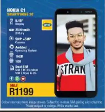 Checkers Nokia C1 Smartphone 3G offer