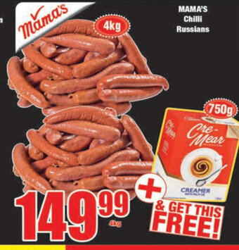 Boxer Mama's Chilli Russians 4kg offer