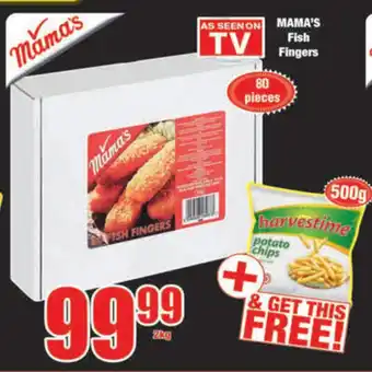 Boxer Mama's Fish Fingers 2kg 80 Pieces offer