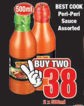 Boxer Best Cook Peri-Peri Sauce Assorted 500ml offer