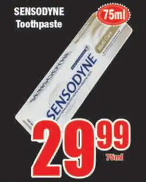 Boxer Sensodyne Toothpaste 75ml offer
