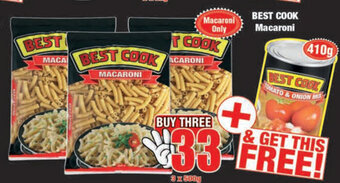 Boxer Best Cook Macaroni 3x500g offer