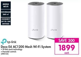 Makro Tp-Link Deco E4 AC1200 Mesh Wi-Fi System offer