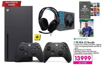 Makro Xbox Series X 1TB Fifa 22 Bundle offer