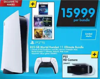 Makro PS5 Mortal Kombat 11 Ultimate Bundle 825GB offer