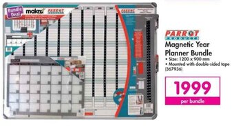 Makro Parrot Magnetic Year Planner Bundle 1200 x 900mm offer