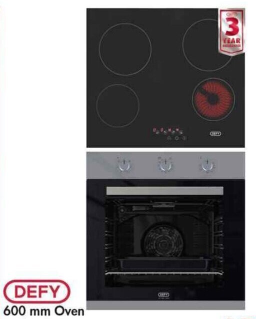 Defy Oven and Hob Box Set 600mm offer at Makro