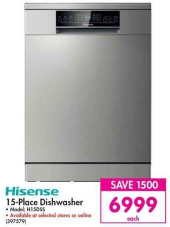 Makro Hisense 15-Place Dishwasher offer