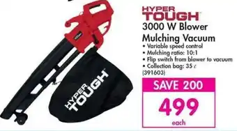 Makro Hyper Tough Blower Mulching Vacuum 3000w offer