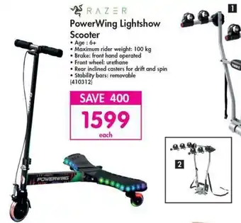 Makro Razer Powerwing Lightshow Scooter offer