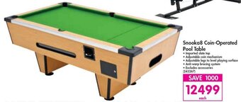 Makro Snooka8 Coin-Operated Pool Table offer