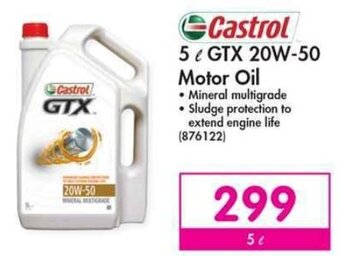 Makro Castrol GTX 20W-50 Motor Oil 5L offer