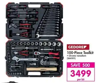 Makro Gedore Toolkit 100-piece offer