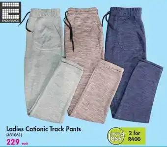 Makro Endurance Ladies Cationic Track Pants offer