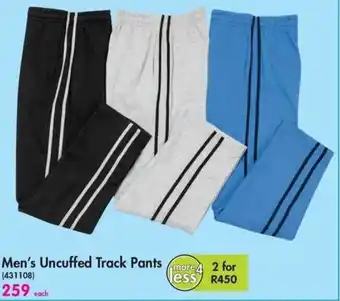 Makro Men's Uncuffed Track Pants offer