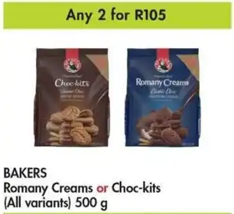 Makro Bakers Romany Creams or Choc Kits 2 x 500g offer