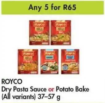 Makro Royco Dry Pasta Sauce or Potato Bake 5 x 37-57g offer