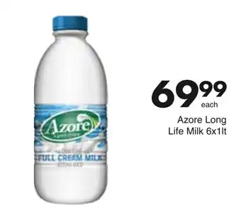 Save Hyper Azore Full Cream Milk 6 x 1lt offer