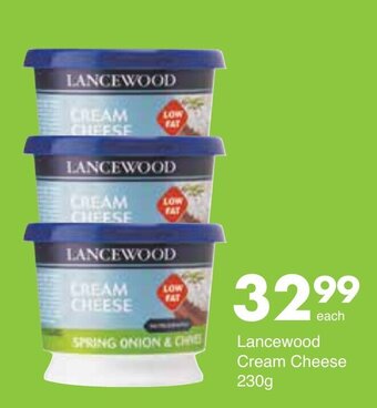 Save Hyper Lancewood Cream Cheese 230g offer