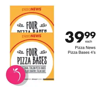 Pizza News Four Pizza Bases