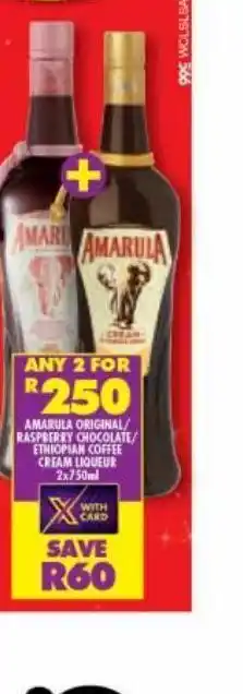 Shoprite Amarula liqueur 2 offer