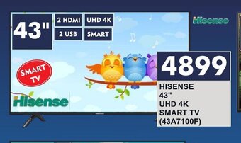 President Hyper Hisense 43" UHD 4K Smart TV offer