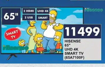 President Hyper Hisense 65" UHD 4K Smart TV offer