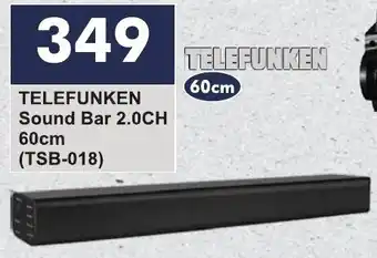 Telefunken Sound Bar 2.0CH 60cm