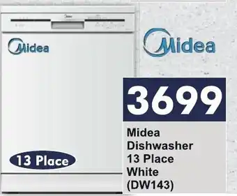 President Hyper Midea Dishwasher 13 Place White offer