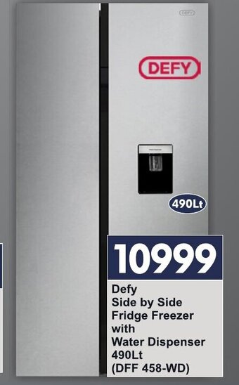 President Hyper Defy Side by Side Fridge Freezer with Water Dispenser 490Lt offer