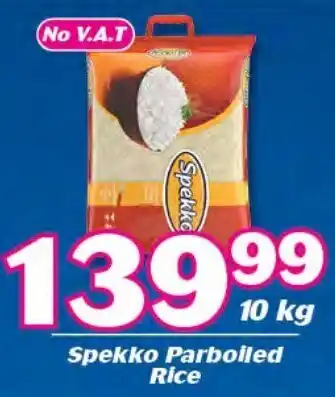 Cambridge Food Spekko Parboiled Rice 10kg offer